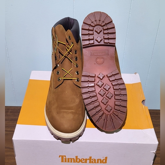 Timberland Premium Men's NIB 6in Waterproof Boot- Rust Nebuck Size 10.5 Medium - Picture 13 of 13